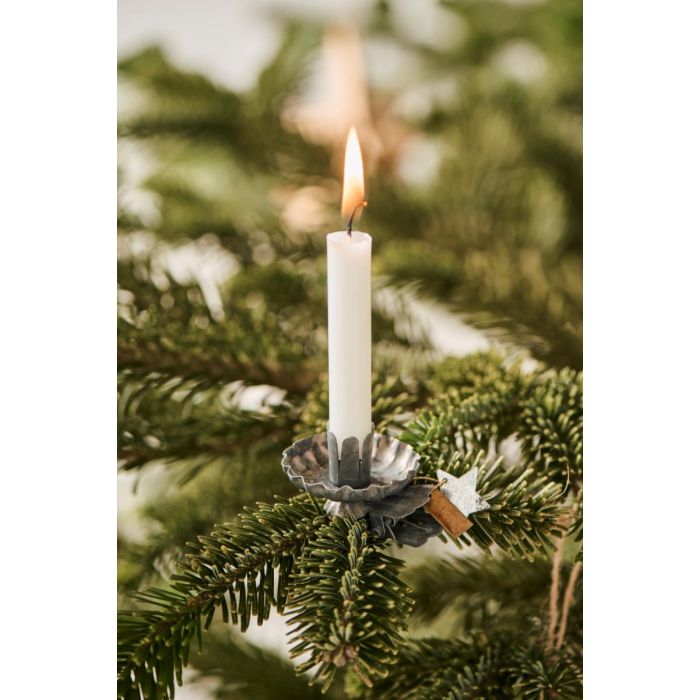 Lysholder til juletræ med klips