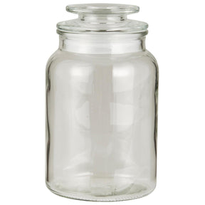 Opbevaringsglas fra Ib Laursen i klart glas med tætsluttende glaslåg og kapacitet på 1250 ml