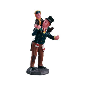 Bob Cratchit and Tiny Tim
