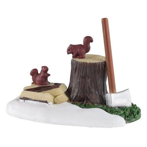 Axe And Logs