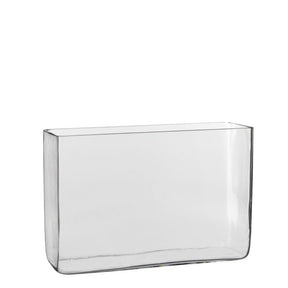 Britt firkantet vase 20 cm høj 30 cm bred