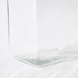 Britt firkantet vase 20 cm høj 30 cm bred