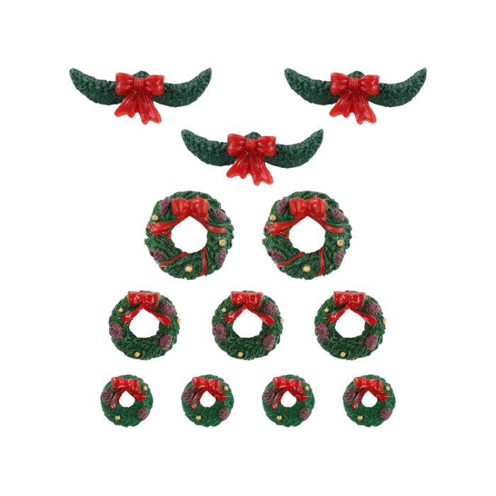 Garland And Wreaths Set of 12