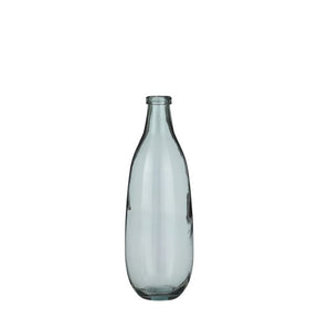 Glasvase i genanvendt lysegrønt glas