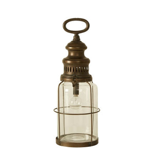 Lanterne med pære 35 cm høj
