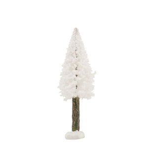 Snehvidt træ med synlig stamme
