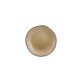 Tabo kagetallerken i cremefarvet stentøj