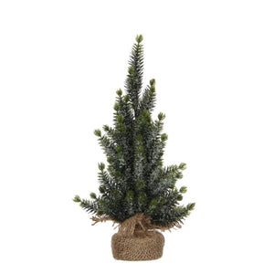 Grantræ med let snedrys 27 cm højt