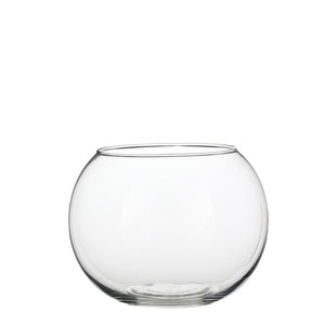 Glasbowle 15,5 cm høj 20 cm i dia