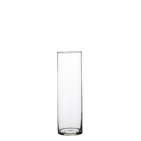 Cylinder glasvase 30 cm høj 9 cm i dia