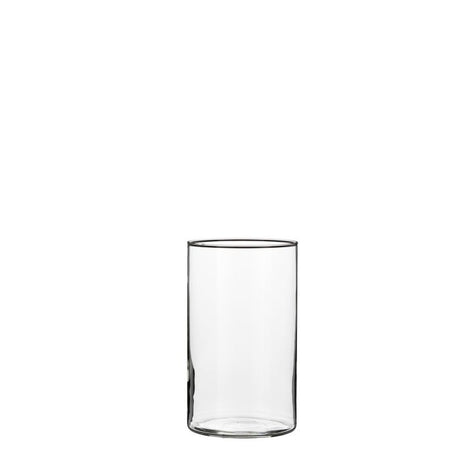 Cylinder glasvase 20 cm høj 12 cm i dia