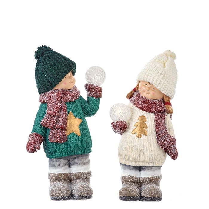 Vinterbørn 42 cm høje