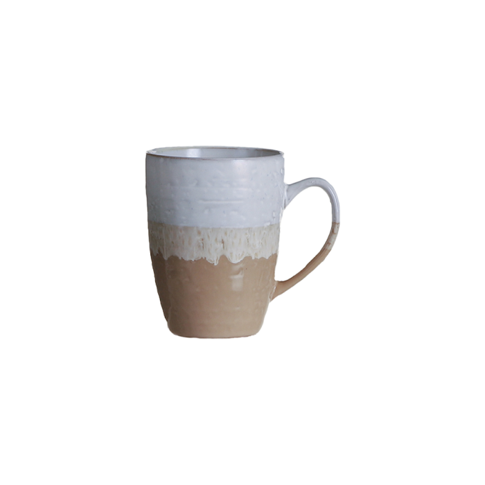 Tyler keramikkrus i hvide og brune nuancer