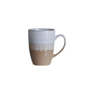 Tyler keramikkrus i hvide og brune nuancer