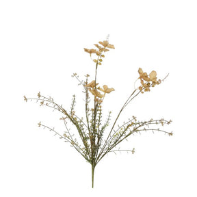 Blomsterbuket i tørret look - cremegul