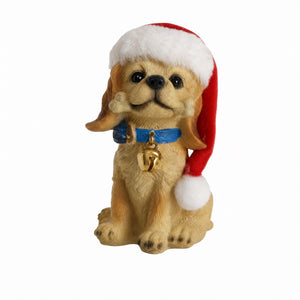 Julehund med blød hue
