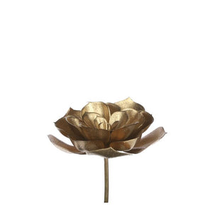 Blomst guldfarvet