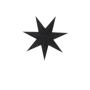 Julestjerne i velour sort