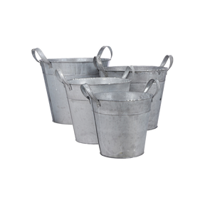 4 Inca zinkspande i forskellige størrelser