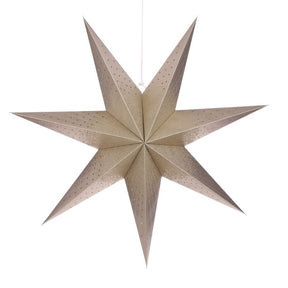 Stjerne champagnefarvet 75 cm i dia