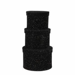 Opbevaringsbokse 3-pak sort