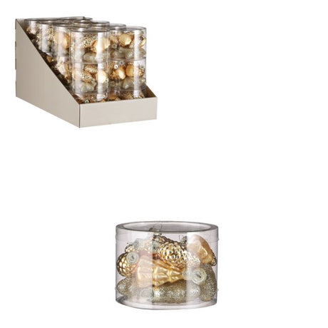 Julekugler Mini-mix guld