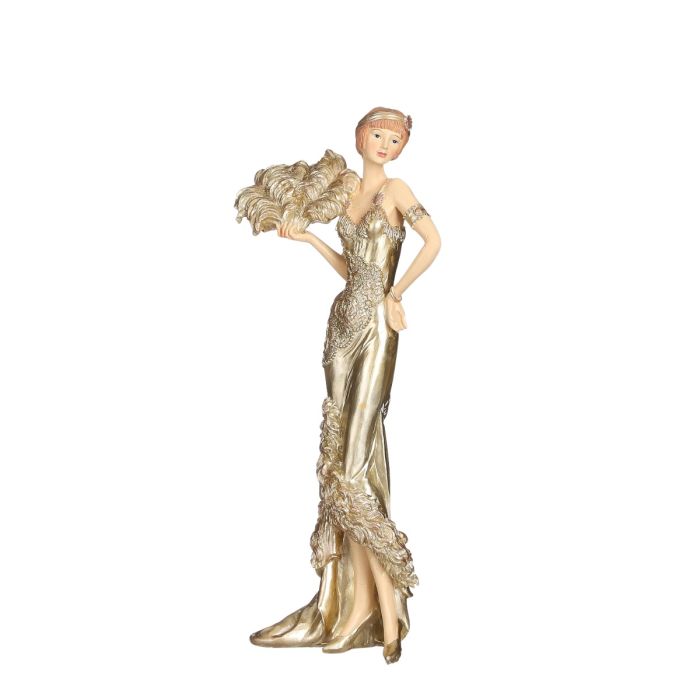 Fin dame anno 1920 stående 