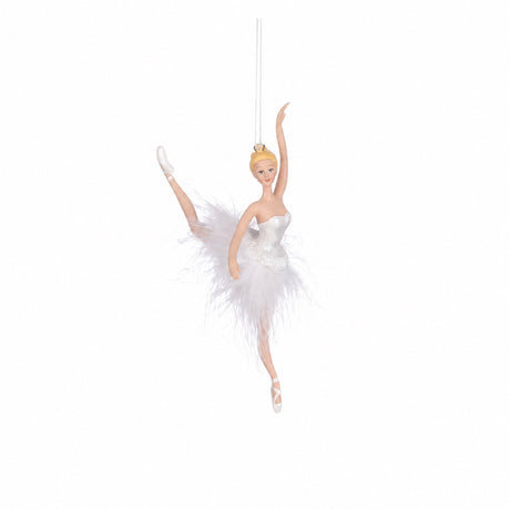 Ballerina med fjerskørt