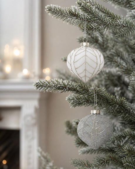 Julekugle Løgformet med blad