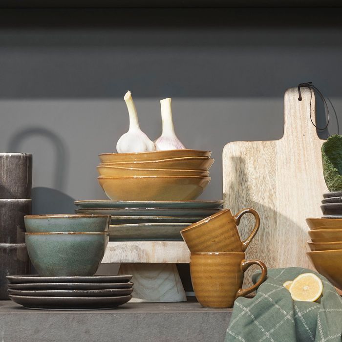 Tabo stentøjsserien i grøn og okker