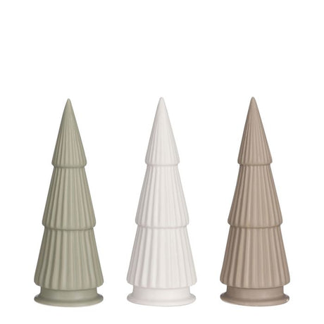 Juletræ i porcelæn 25 cm højt