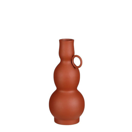 Samosa vase 24 cm høj terrakotta