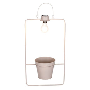 Dimitri solcellelampe med urtepotte