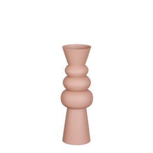 Rollo vase lyserød 29 cm i højden