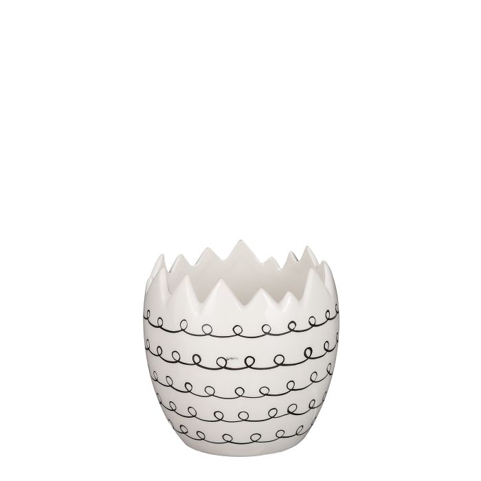 Æggeskal 12 cm høj