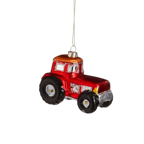 Julekugle Traktor