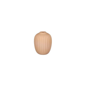 Rillet vase 10 cm høj