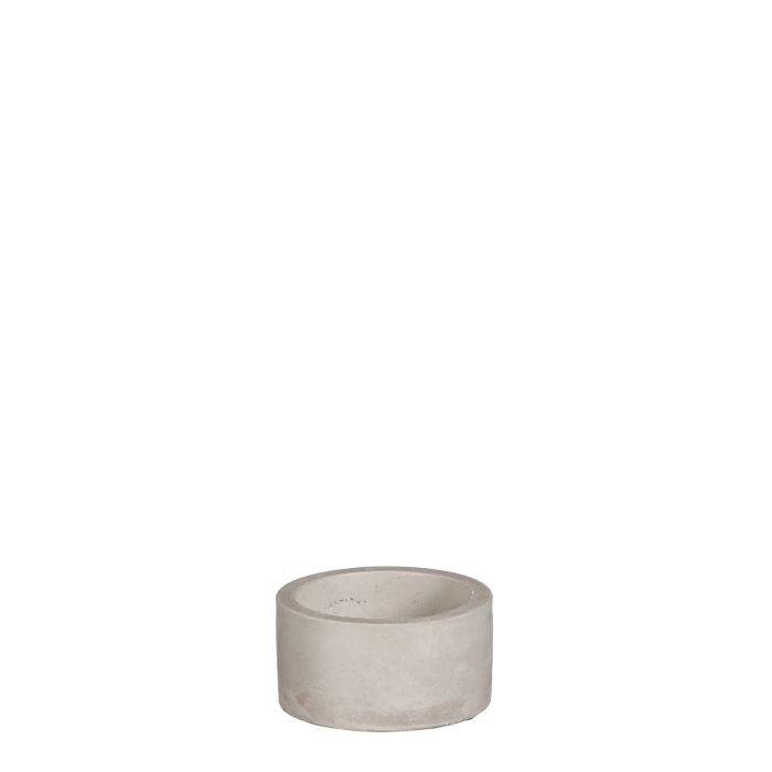 Lysestage til bloklys lysegrå