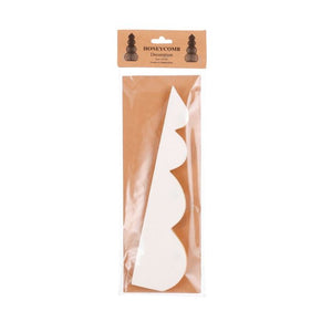 Håndlavet Juletræ creme 29 cm højt