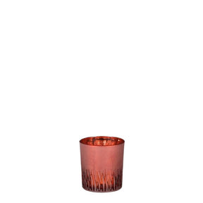Amada fyrfadsstage orange 8 cm høj 