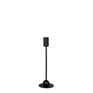 Gusto lysestage 22 cm høj sort