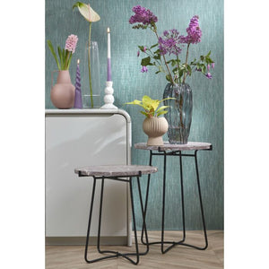 Kegleformet lys med snoet top lilla