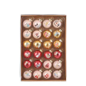 Julekugler til pakkekalender