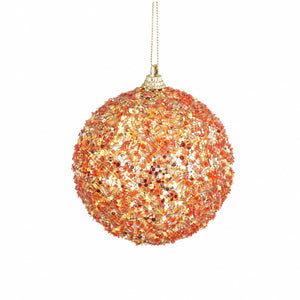 Glitterkugler i flamingo