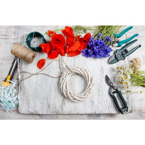 Pilekrans hvid 30 cm i diameter