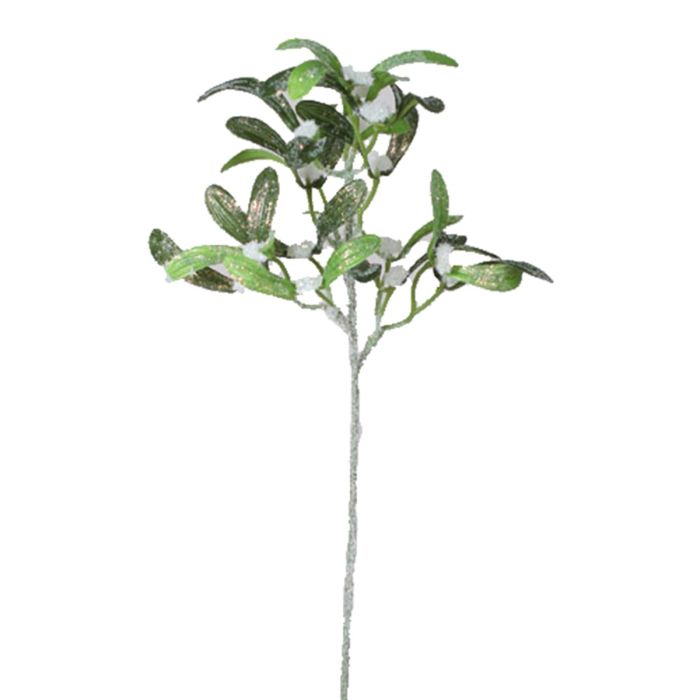 Mistelten grøn frostet 60 cm lang