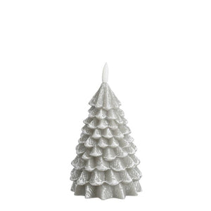 LED-lys Juletræ med sne 17 cm højt
