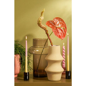 Tynde to-farvede lys lysegul/lyserød 4-pak