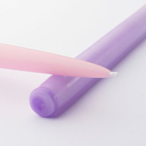 Tynde to-farvede lys lilla/lyserød 4-pak