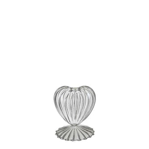 Janis single flower hjertevase 12 cm høj